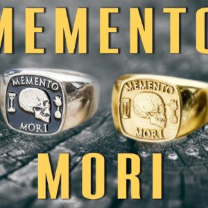 Memento Mori Signet Ring | Daily Stoic Store