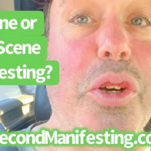 Neville Goddard - Scene or No Scene Manifesting - Part 1 - Sixty Second Manifesting