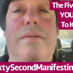 Neville Goddard - The FIVE WORDS you Need to Know - Sixty Second Manifesting Secrets - Feel It Real!