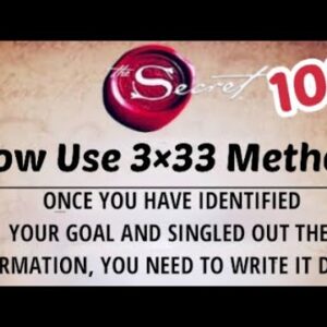 How to use 3×33 method | what is 333 manifestations | 333 manifestations technique | loa