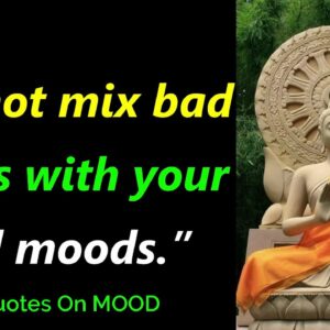 Not in The RIGHT MOOD?? Watch THIS!! Buddha Quotes on Mood | Change Mood To Happy | Buddhism on Mood