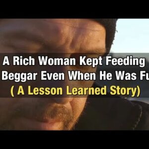 A Rich Woman Kept Feeding The Beggar Even When He Was Full....( A Lesson Learned Story)
