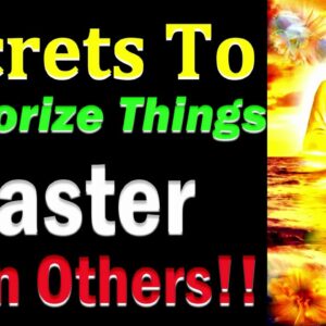How To Memorize Things FASTER and EASILY!! Secrets To Memorize Things Faster than others | Memorize